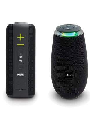 Combo Misik Bocina MS247 Portátil Negro + Bocina MS236 Bluetooth Negro