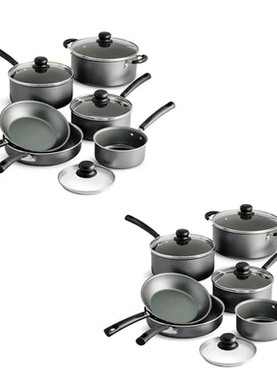 Combo Tramontina 2 Baterías de Cocina Primaware 10 Piezas Gris