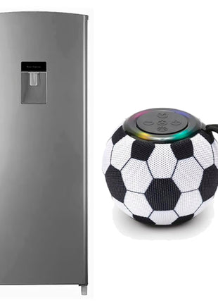 Combo Hisense Refrigerador 7 Pies RR63D6WGX + Misik Bocina TWS Portátil MS284 Mini Balón