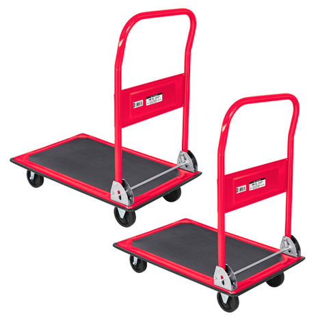 Combo Pretul 2 Carros de Carga DIA-150P Plegable 150kg