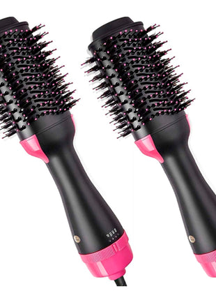 Combo Hot Air Brush 2 Cepillos Secador - CEIC01 Negro Hair Dryer Styler