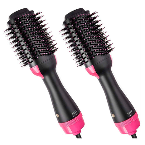 Combo Hot Air Brush 2 Cepillos Secador - CEIC01 Negro Hair Dryer Styler