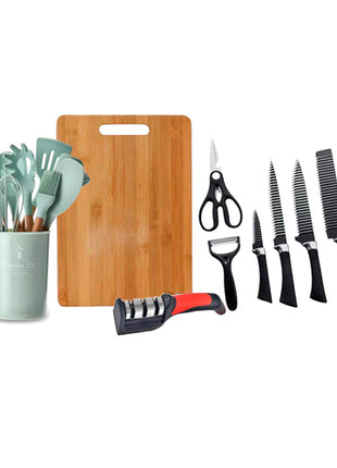Combo Gift Box Utensilios de Cocina SK-13 11Pzs + Gift Box Set de Cocina SCAT0324 8Pzs