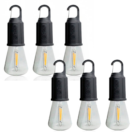 Combo 2 Set 3 Focos LED Solares con Gancho de Clip - SFL-03