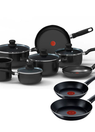 Combo T-fal Batería de Cocina Vital 11 pzs - 226100 + T-Fal Juego de 2 sartenes 20/24 cms - B5759182