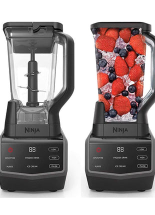 Combo Ninja 2 Licuadoras, 2 Litros, 1000W, 3 Velocidades, Negro - CT650