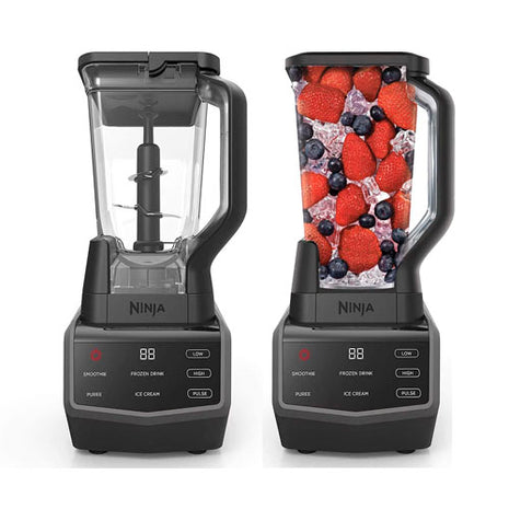 Combo Ninja 2 Licuadoras, 2 Litros, 1000W, 3 Velocidades, Negro - CT650