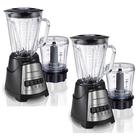 Combo Hamilton Beach 2 Licuadoras con Procesador, Negro - 58149-MXR