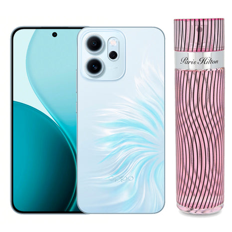 Combo Opp Smartphone Reno14 F 5G Azul de 256GB - CPH2743 + Paris Hilton Perfume Dama 100ml - PHD100