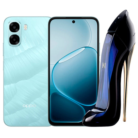 Combo Opp Smartphone A6x Azul de 128GB - CPH2819 + Carolina Herrera Perfume Good Girl 80ml - GOODGIRL80