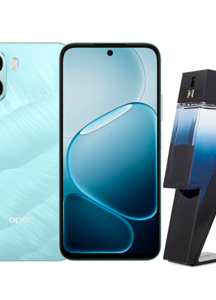 Combo Oppo Smartphone A6x Azul de 128GB - CPH2819 + Carolina Herrera Perfume Bad Boy Cobalt EDP 100 ML Caballero - CHBBC-759
