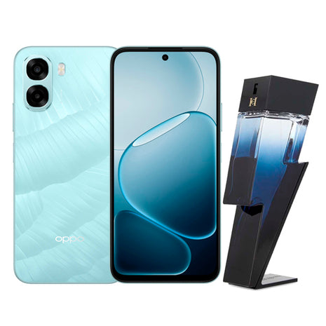 Combo Oppo Smartphone A6x Azul de 128GB - CPH2819 + Carolina Herrera Perfume Bad Boy Cobalt EDP 100 ML Caballero - CHBBC-759
