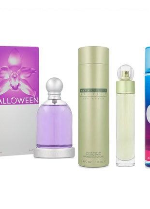 Combo Jésus del Pozo Perfume Halloween HALLOWEEN100 100ml Dama + Perry Ellis Perfume PERESV Reserve 100ml Dama + Ariana Grande Body Mist ARGBM Cloud Dama