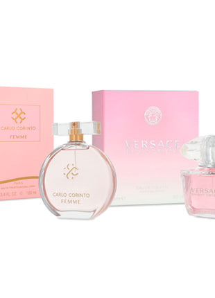 Combo Versace Perfume BCD90 Bright Crystal 90ml Dama + Carlo Corinto Perfume 1050040034 Femme 100 ml Dama