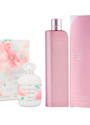 Combo Cacharel Perfume ANAIS100 Anais Anais 100ml Dama + Perry Ellis Perfume 18PED100 Perry 18 100ml Dama