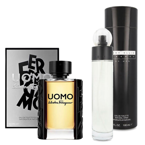Combo Perry Ellis Perfume PE6552 360 Reserve 100ml Caballero + Salvatore Ferragamo Perfume SFUOM-730 Uomo 100ml Caballero