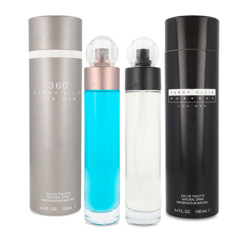 Combo Perry Ellis PE6552 Perfume 360 Reserve Caballero + Perry Ellis Perfume 360MEN 360 Tradicional Caballero