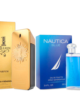 Combo Paco Rabanne Perfume PRC001 One Million 200ml Caballero + Nautica Perfume NAUTBLUE100 Blue Caballero