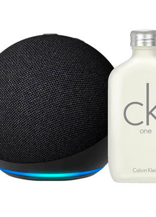 Combo Amazon Bocina Smart Echo Dot 5° Gen, Negro - B09B8V1LZ3-NEW + CK One 100ml. EDT. Unisex Calvin Klein - CKONE100ML
