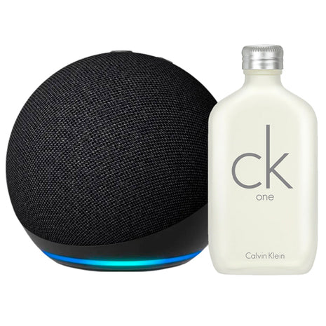 Combo Amazon Bocina Smart Echo Dot 5° Gen, Negro - B09B8V1LZ3-NEW + CK One 100ml. EDT. Unisex Calvin Klein - CKONE100ML