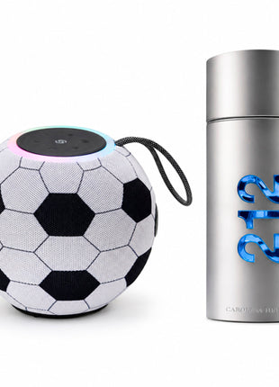 Combo Misik Bocina TWS Portátil Blanco con Forma de Balón - MS245 + 212 Men NYC 200ml Carolina Herrera - 212MENNYC
