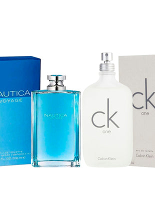 Combo Nautica Voyage EDT 200 ml. Caballero - 1322 + CK One EDT 200ml Unisex - CKONE200