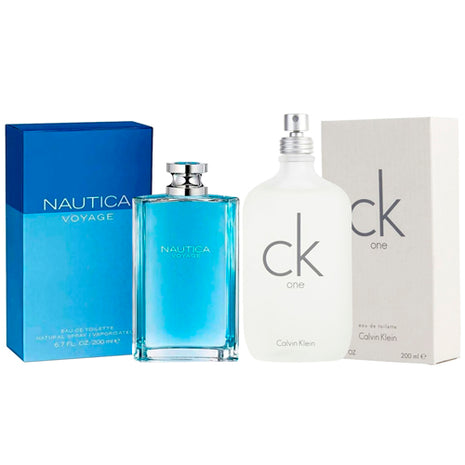 Combo Nautica Voyage EDT 200 ml. Caballero - 1322 + CK One EDT 200ml Unisex - CKONE200