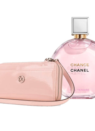 Combo Cloe Billetera O25 022 Rosa / Cierre Doble - 2BICO25022ROS + Chanel Perfume Chance Eau Tendre EDP 100 ml - A51C