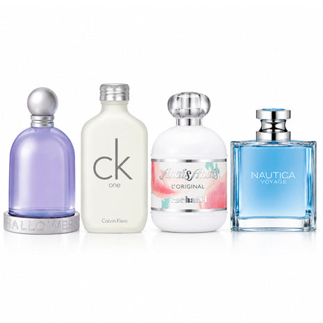 Combo Nautica Loción Voyage Caballero 100ml. - VNM100 + Halloween 100ml Woman Jesus Del Pozo - HALLOWEEN100 + Calvin Klein CK One 100ml. EDT. Unisex - CKONE100ML + Anaïs Anaïs Original EDT Dama 100ml Cacharel - ANAIS100