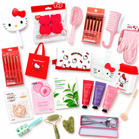 Combo Sanrio Hello Kitty y Miniso 19 Piezas
