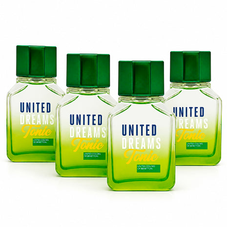 Combo United Colors Of Benetton 4 Perfumes United Dreams Tonic For Him EDT 100ml - 65156080