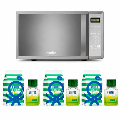 Combo Mabe Horno de Microondas - HMM70SEJ + 3 Perfumes Benetton United Dreams Tonic EDT 100ml. Caballero - 65156080