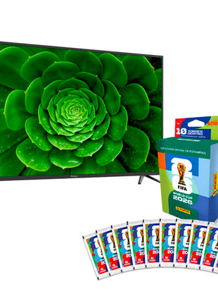 Pioneer Televisor 43” PN4375124U 4K UHD + Panini Blister 005460KBMX10 10 Sobres World Cup