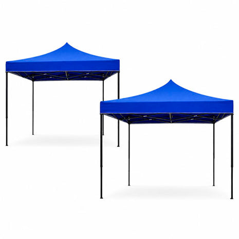 Combo Génesis 2 Toldos Plegables 3x3m, Azul - CET-3X3-AZ