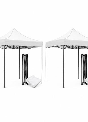 Combo Génesis 2 Toldos Plegables 3x3m, Blanco - CET-3X3-BL