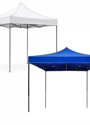 Combo Génesis Toldo plegable azul 3x3m + Génesis Toldo plegable blanco 3x3m - CET-3X3-BL