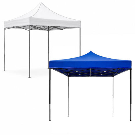 Combo Génesis Toldo plegable azul 3x3m + Génesis Toldo plegable blanco 3x3m - CET-3X3-BL