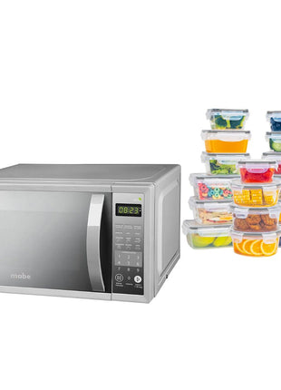 Combo Mabe Horno Microondas HMM70SEJ + Redlemon Contenedores 83104-Bl 16Pzas