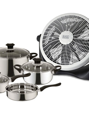 Combo Magefesa Veracruz 01BXVERAC07 7Pzs + Black & Decker Ventilador BFF16B