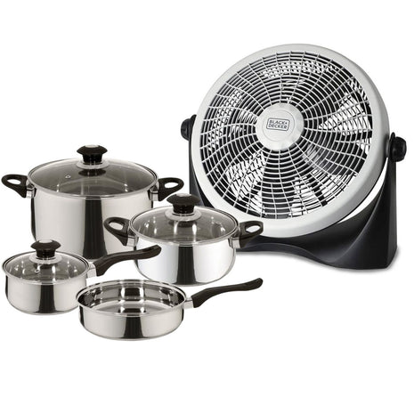 Combo Magefesa Veracruz 01BXVERAC07 7Pzs + Black & Decker Ventilador BFF16B