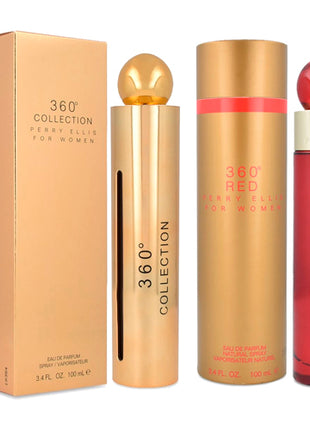 Combo Perry Ellis 360 Collection Women EDP 100 ml. Dama - 101276 + Perry Ellis Perfume 360° Red Dama EDP 100 ml - 360REDAMA