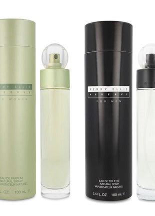 Combo Perry Ellis Reserve edp 100 Ml. Dama - PERESV + Perry Ellis 360 Reserve EDT 100 ml Caballero - PE6552