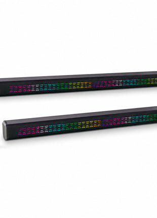 Combo Misik 2 Barras de sonido Portátil de 32” Bluetooth, con luz LED y entrada HDMI, negro - MSB571
