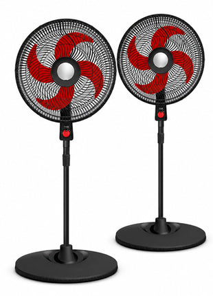 Combo T-fal 2 Ventiladores de pedestal 18" Turbo Power - VE2913X0
