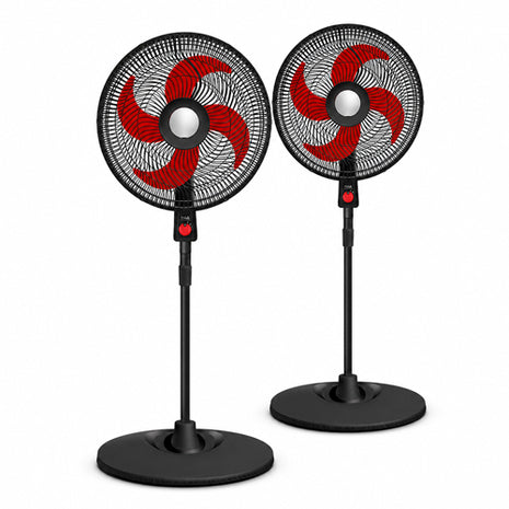 Combo T-fal 2 Ventiladores de pedestal 18" Turbo Power - VE2913X0