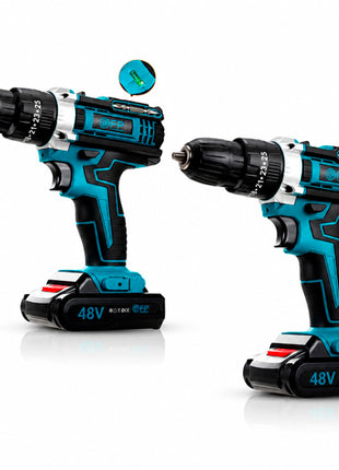 Combo Pointek 2 Set de Taladro con Accesorios Azul - STR-NL02