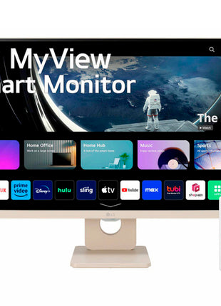 Smart Monitor LG MyView de 27" Full HD IPS beige 27SR50F-W LG