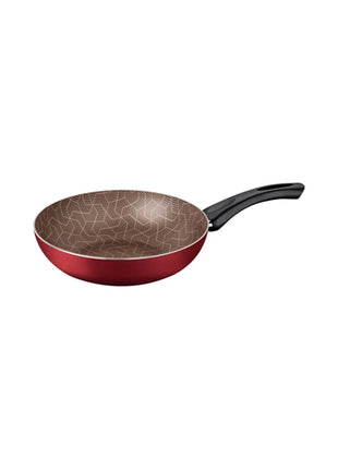 Tramontina Sartén Honda Paris 28509728 rojo de 28cm con revestimiento interno y externo con antiadherente Starflon Mex