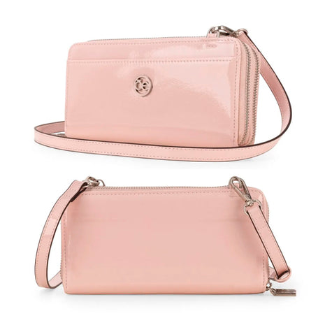 Cloe Billetera O25 022 rosa / cierre doble grande. Dama