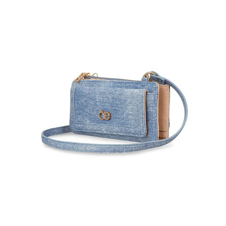 Cloe Cartera Grande Flap Doble Función 2BICV25245AZU. Color Azul. Dama